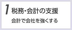 税務・会計の支援。会計で会社を強くする